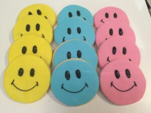 Smiley Face Cookies - Get Well Smile Party Favor Cookies
