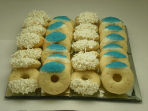 Mirrored Mini Cake Donut Platter