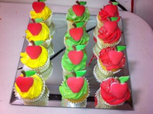 Apple Topped Cupcakes