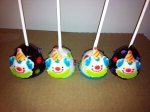 Happy Birthday & Purim Clown Cake Pop