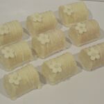 White Chocolate Yodels with Flower