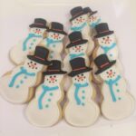 Snowman Cookies - winter wonderland cookies
