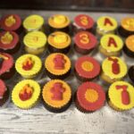 Standard Firetruck Fireman Cupcakes Fire man upsherin cupcake party