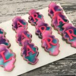 Monogram Plaque Cookies