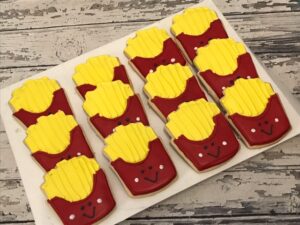 French Fries cookie favors  Fries  Cookies - BBQ - Kosher