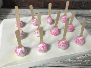 Pink Cookie Dough Pops - 1 Dozen