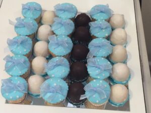 Pink/Blue Baby Platter