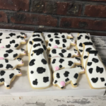 Cow & Milk Bottle Cookies - Cookie Favors