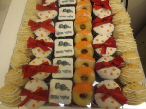 Orange Bar Mitzvah Platter