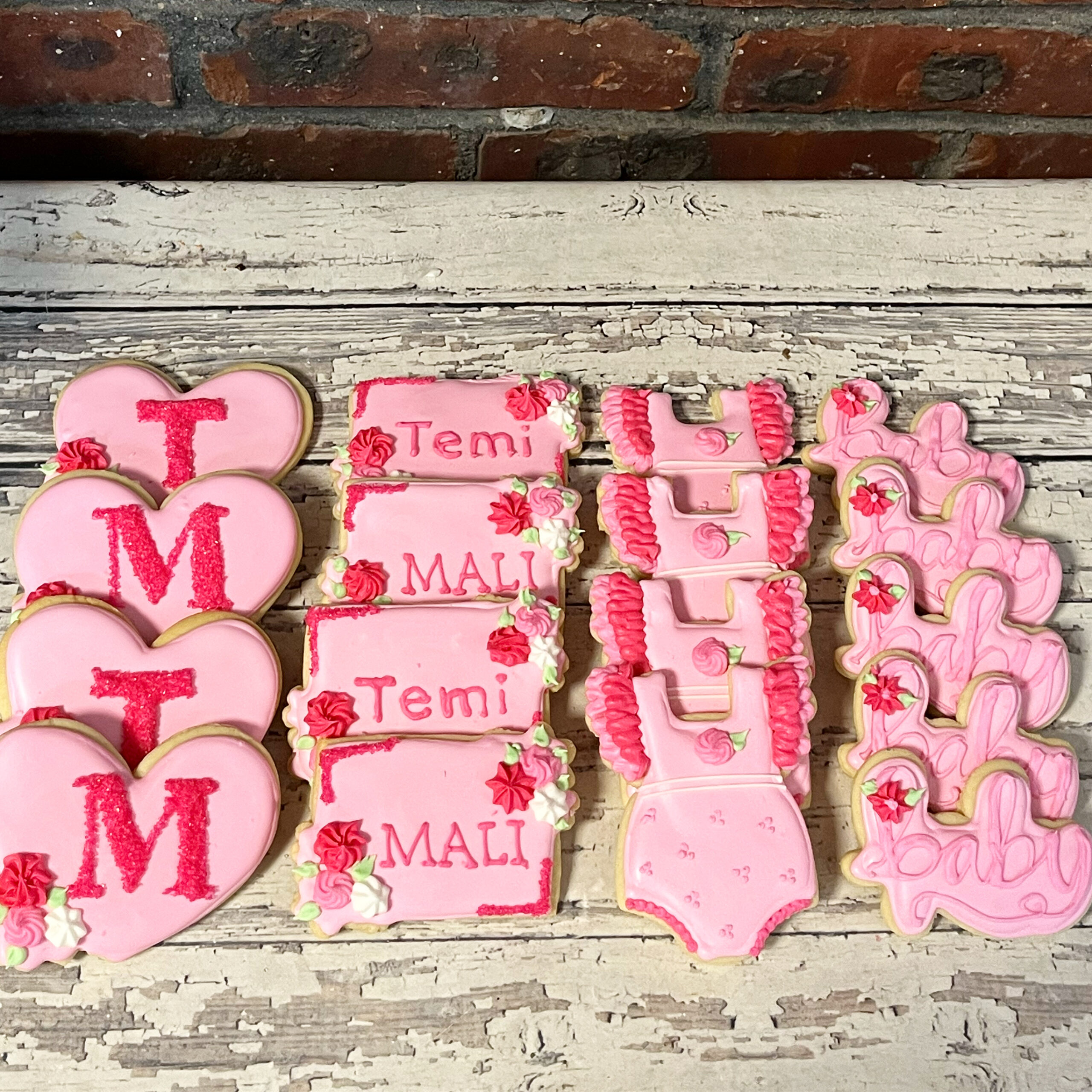 Baby girl Assortment Cookie Favors