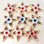 Patriotic Star - July 4th Independence day cookies