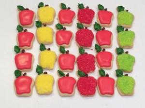 Mini Assorted Apple Cookies - 2 DOZEN