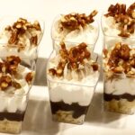 Pretzel Crunch Topped Mousse Cups