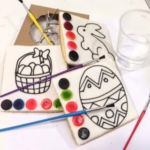 PYO Easter Paint your own Cookies -12 cookies includes box and paintbrush