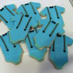 Onesie Baby Boy Suspender Cookies - 1 Dozen
