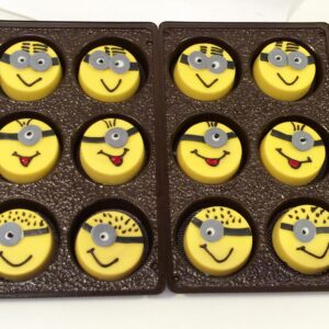 Minion Chocolate Covered Oreos - 1 Dozen