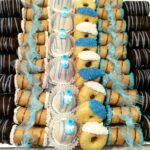 Baby Booties and cannoli platter - Boy/Girl
