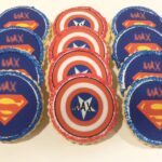 Captain America Superman Cookies