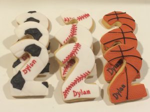 Number 2 Ball themed Cookies - 1 Dozen