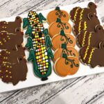 Thanksgiving Cookies - Turkey - corn - pumpkin