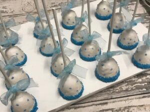 baby boy Cake Pops