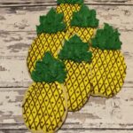 Large Fruit Pineapple Cookie - Cookie Favors