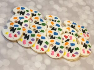 Paint Palette Cookies