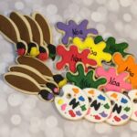 Paint Artist Themed Cookies - Paint Splatter, Artist Brust, Paint Palette Cookies