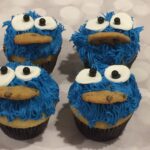 Cookie Monster Cupcakes - Standard Size