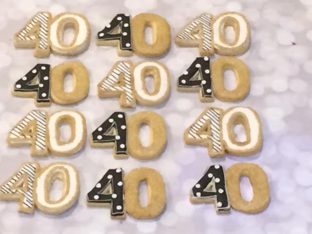 40 Birthday Cookies