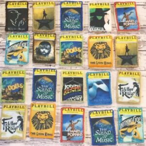 Broadway Show Playbill  cookies - Broadway Playbill Cookie Favors