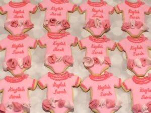 Baby Onesie Tutu Cookies