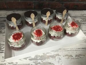 Red Velvet- 4 Oz. Mousse Cake Jars