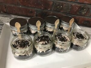 Chocolate Oreo Cookie Crunch Mason Jar