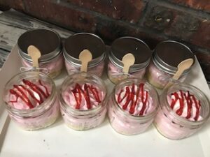 Strawberry Shortcake- 4 Oz. Mousse Jars