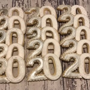 Number 20 - twenty cookie party favors