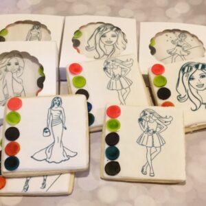 Barbie PYO Paint Cookies - 12 Cookies in a gift box