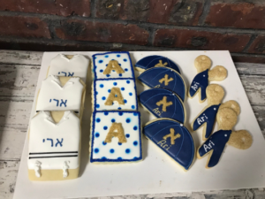 Upsherin Cookie Set - yamulkes, tzitzit, scissors