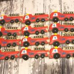 Fire Truck Cookies
