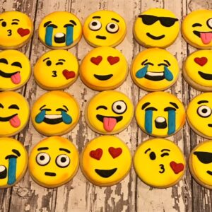 Emoji Cookies - Feel Better - Birthday Gift - Cookie Favors