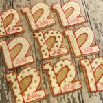 Number 12 - Bas Mitzvah / Bat Mitzvah twelve cookie party favors