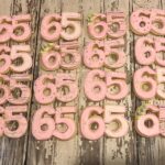 Number 65 - sixty five cookie party favors