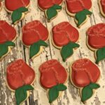 Red Rose Mothers Day Cookies - Mother's Day