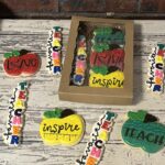 Apple Teacher gift Box Cookies - Kosher - Cookie Favors