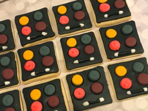 Eyeshadow Makeup Cookies