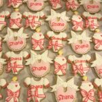 Pink and White Baby Cookies