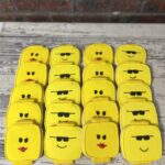 Lego Head Assorted Cookies