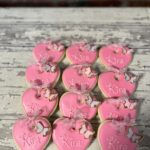 Butterfy Heart Baby Girl cookies