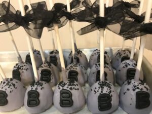 Monogram Cake pops