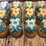 Baby onesie Mini cupcakes- click this product to see available colors